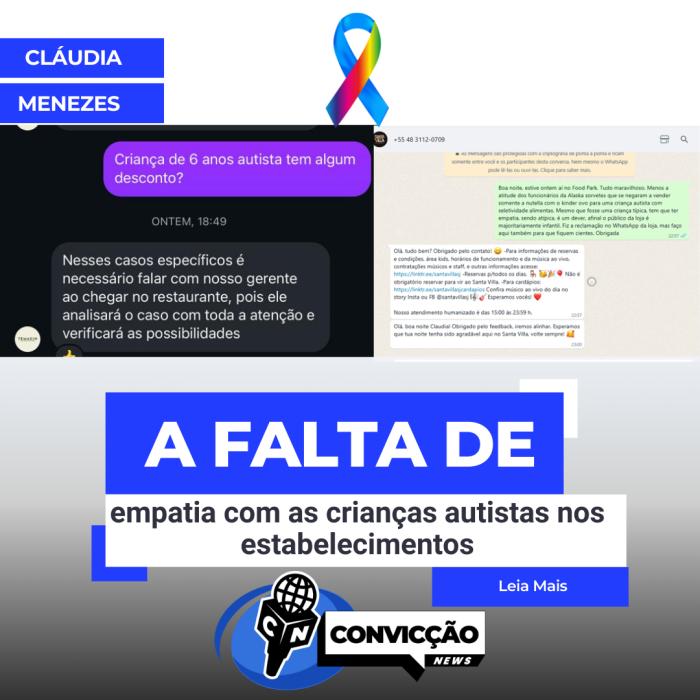 Autismo, seletividade alimentar e preconceito: Compreender para incluir